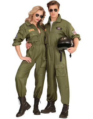 Top Gun kostyme dame og herre